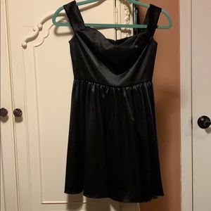 Black Silk Dress